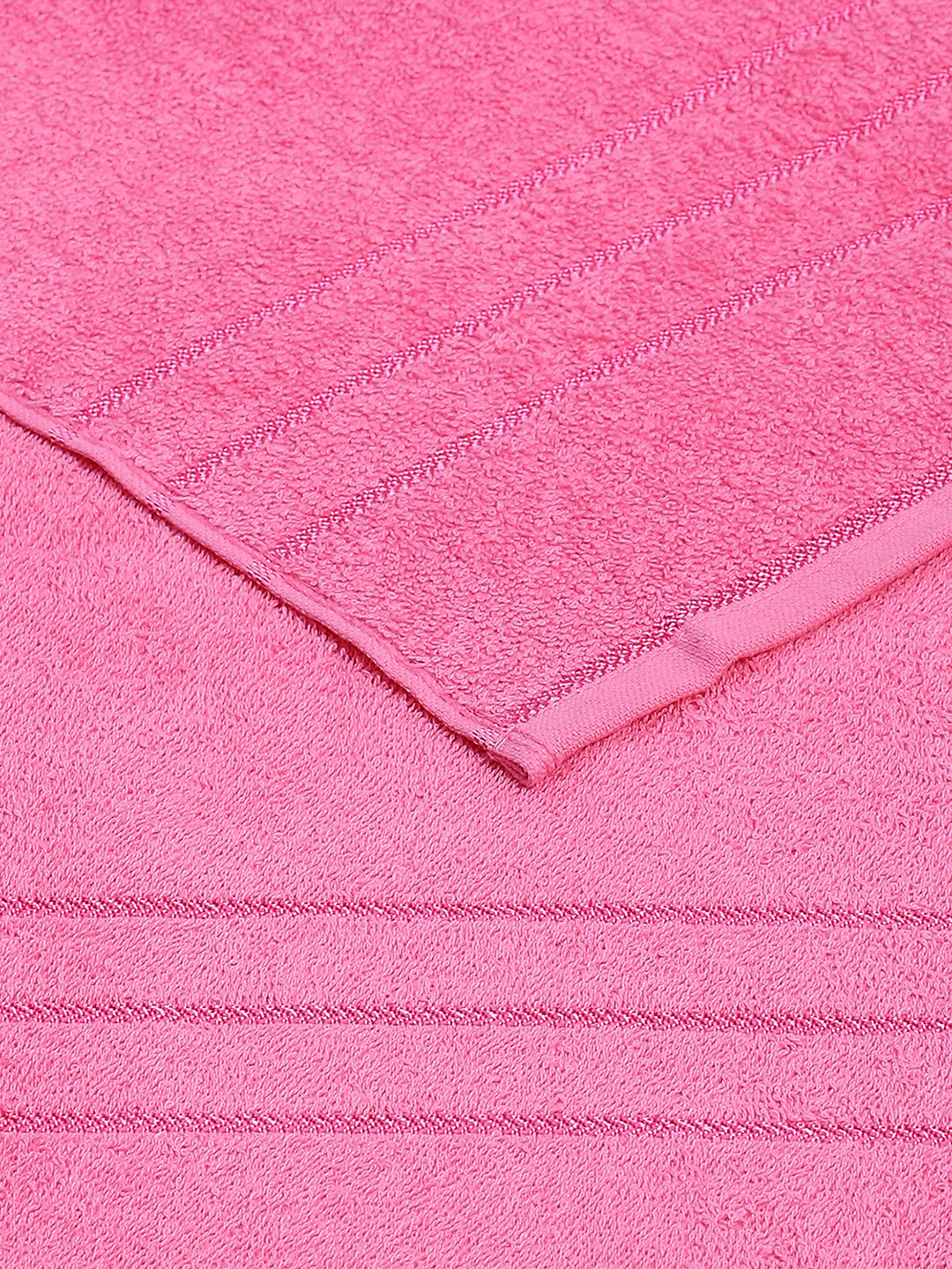 Magenta Cotton Solid 350 GSM Bath Towel (Soho)