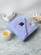 Purple Cotton Solid 350 GSM Bath Towel (Soho)