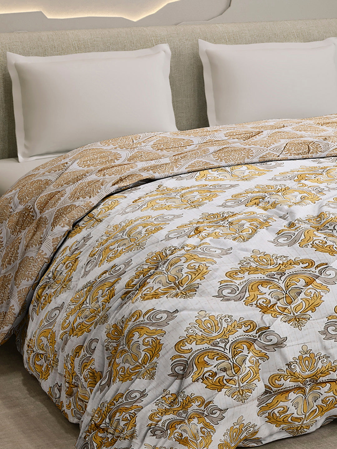 Printed Double Bed 3 Ply Comforter for AC Room - (Marvella)