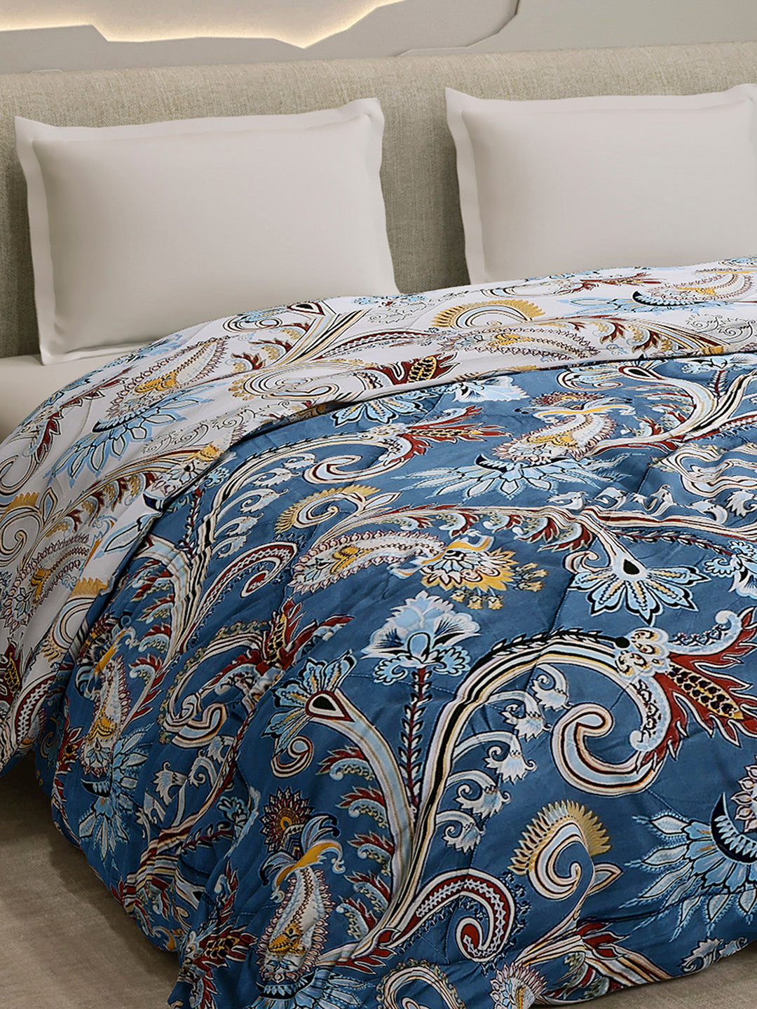 Printed Double Bed 3 Ply Comforter for AC Room - (Marvella)