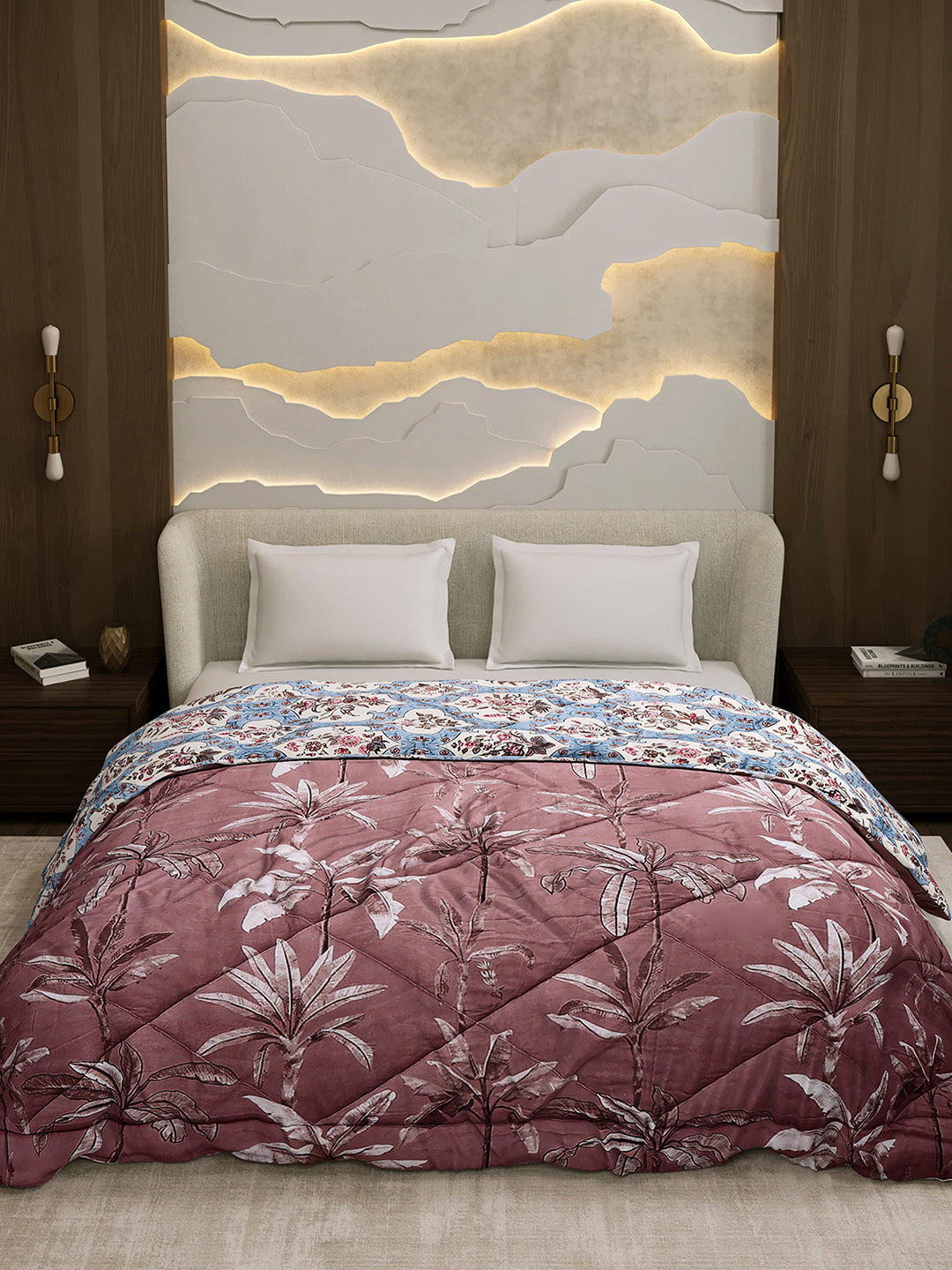 Printed Double Bed 3 Ply Comforter for AC Room - (Marvella)