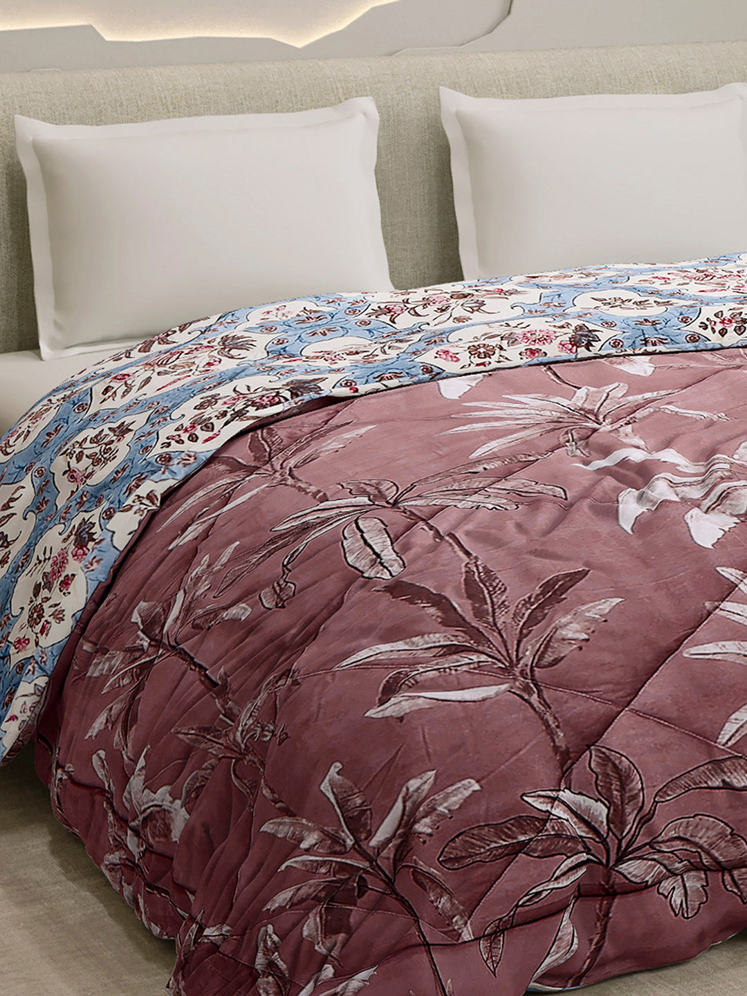 Printed Double Bed 3 Ply Comforter for AC Room - (Marvella)