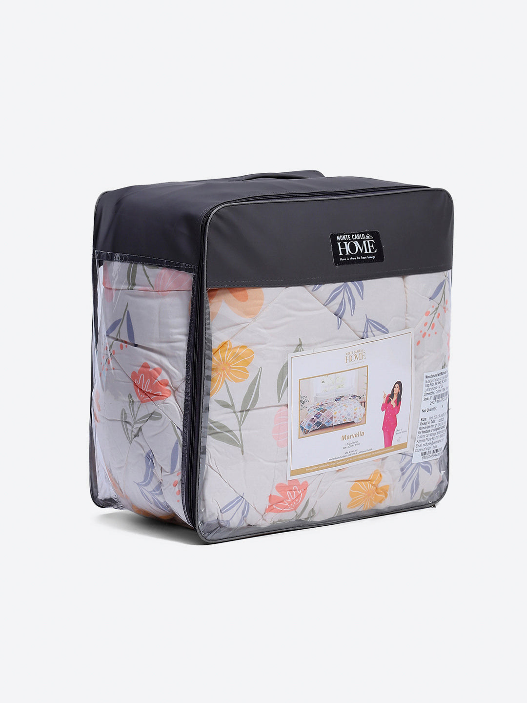 Printed Double Bed 3 Ply Comforter for AC Room - (Marvella)