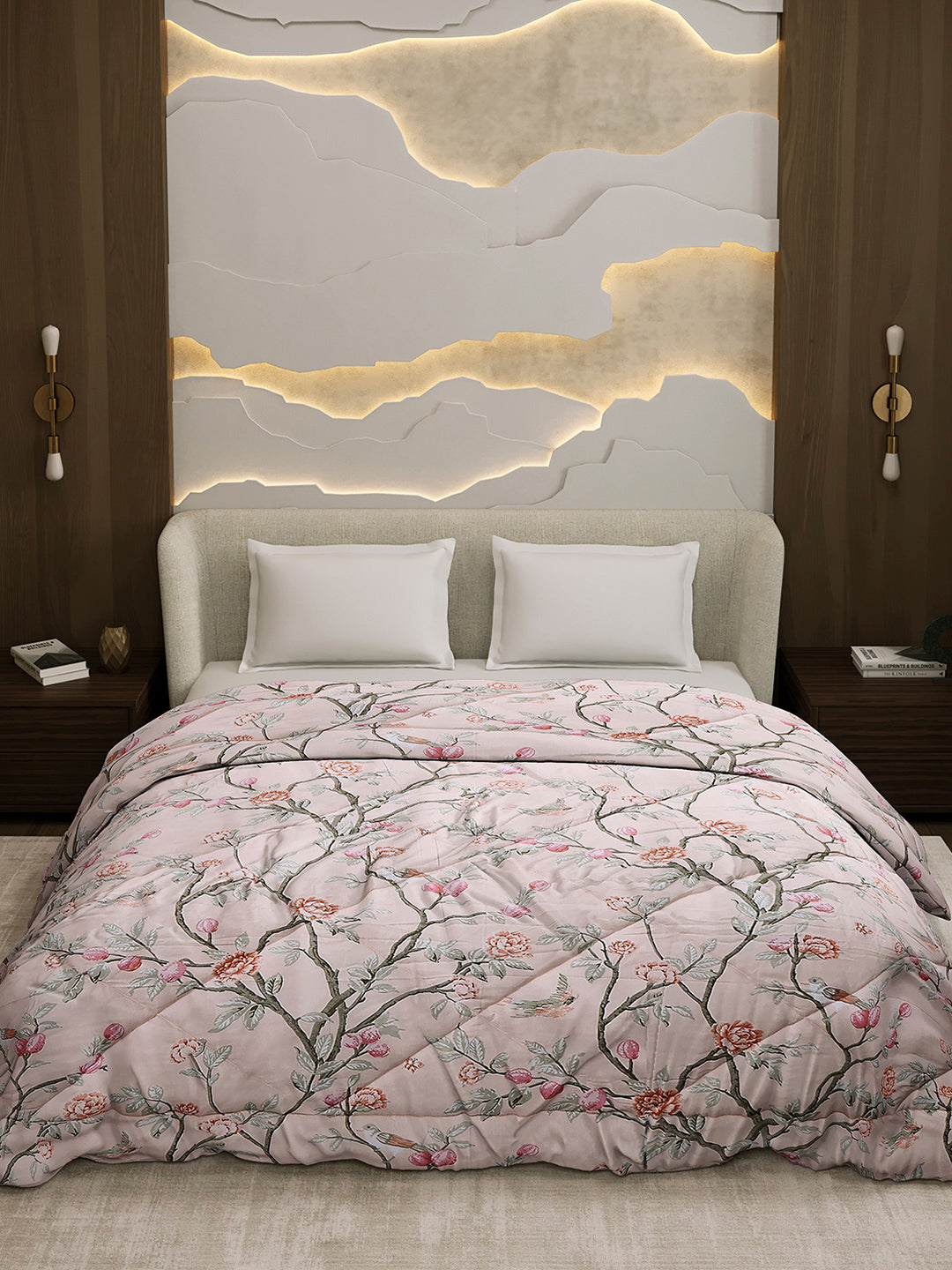 Printed Double Bed 3 Ply Comforter for AC Room - (Marvella)