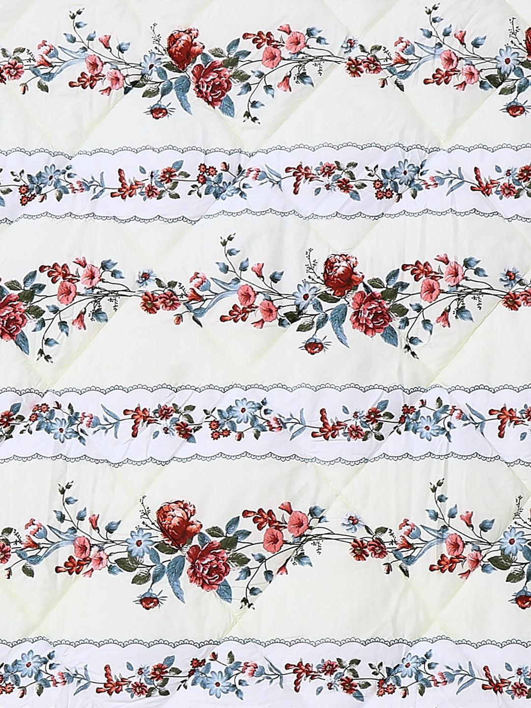 Printed Single Bed 3 Ply Comforter for AC Room - (Marvella)