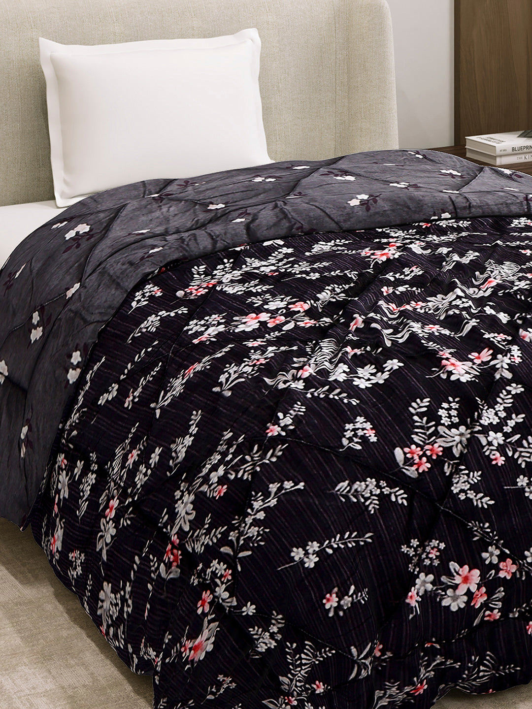 Printed Single Bed 3 Ply Comforter for AC Room - (Marvella)
