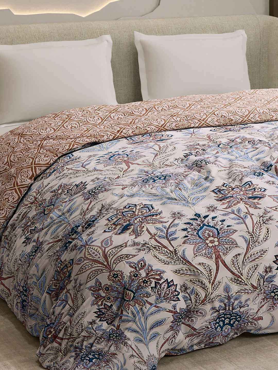 Printed Double Bed 3 Ply Comforter for AC Room - (Marvella)