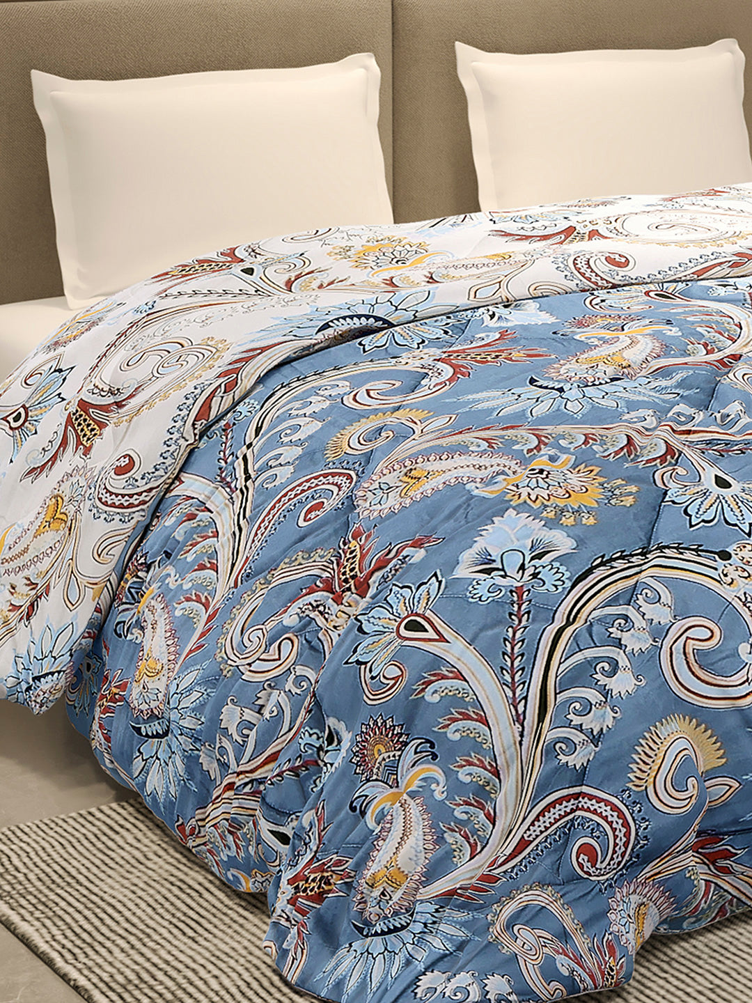 Printed Double Bed 3 Ply Comforter for AC Room - (Marvella)
