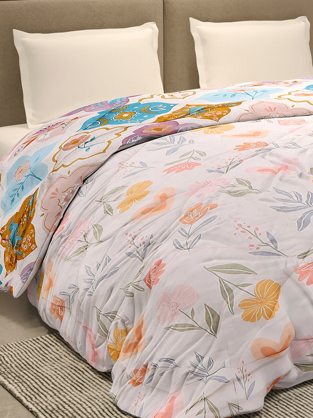 Printed Double Bed 3 Ply Comforter for AC Room - (Marvella)