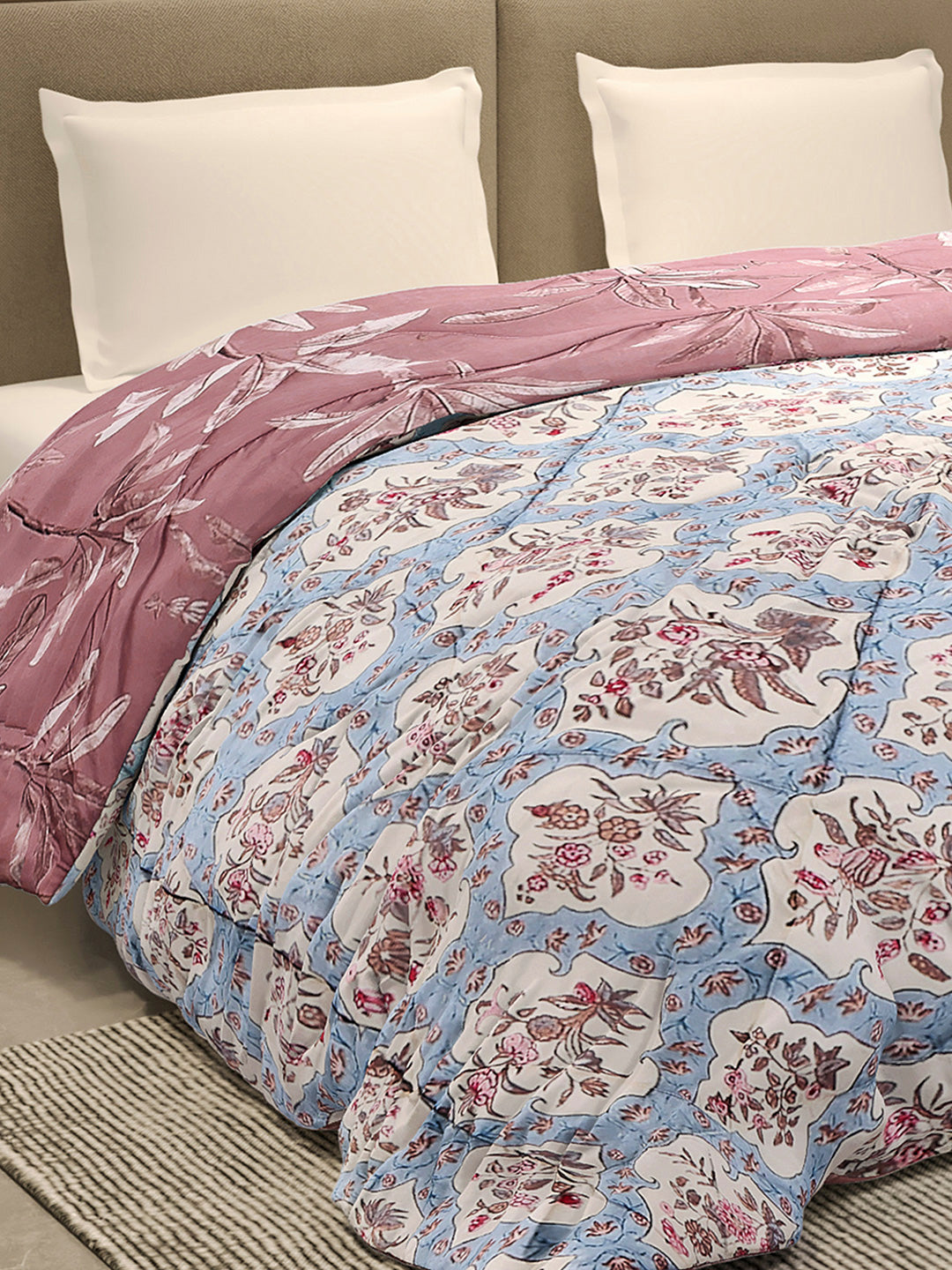 Printed Double Bed 3 Ply Comforter for AC Room - (Marvella)