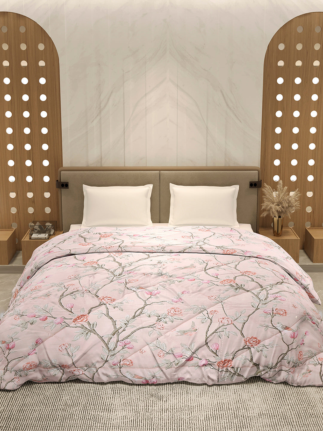 Printed Double Bed 3 Ply Comforter for AC Room - (Marvella)