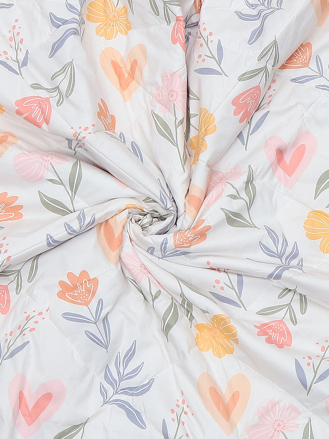 Printed Single Bed 120 GSM Comforter for AC Room - (Marvla)