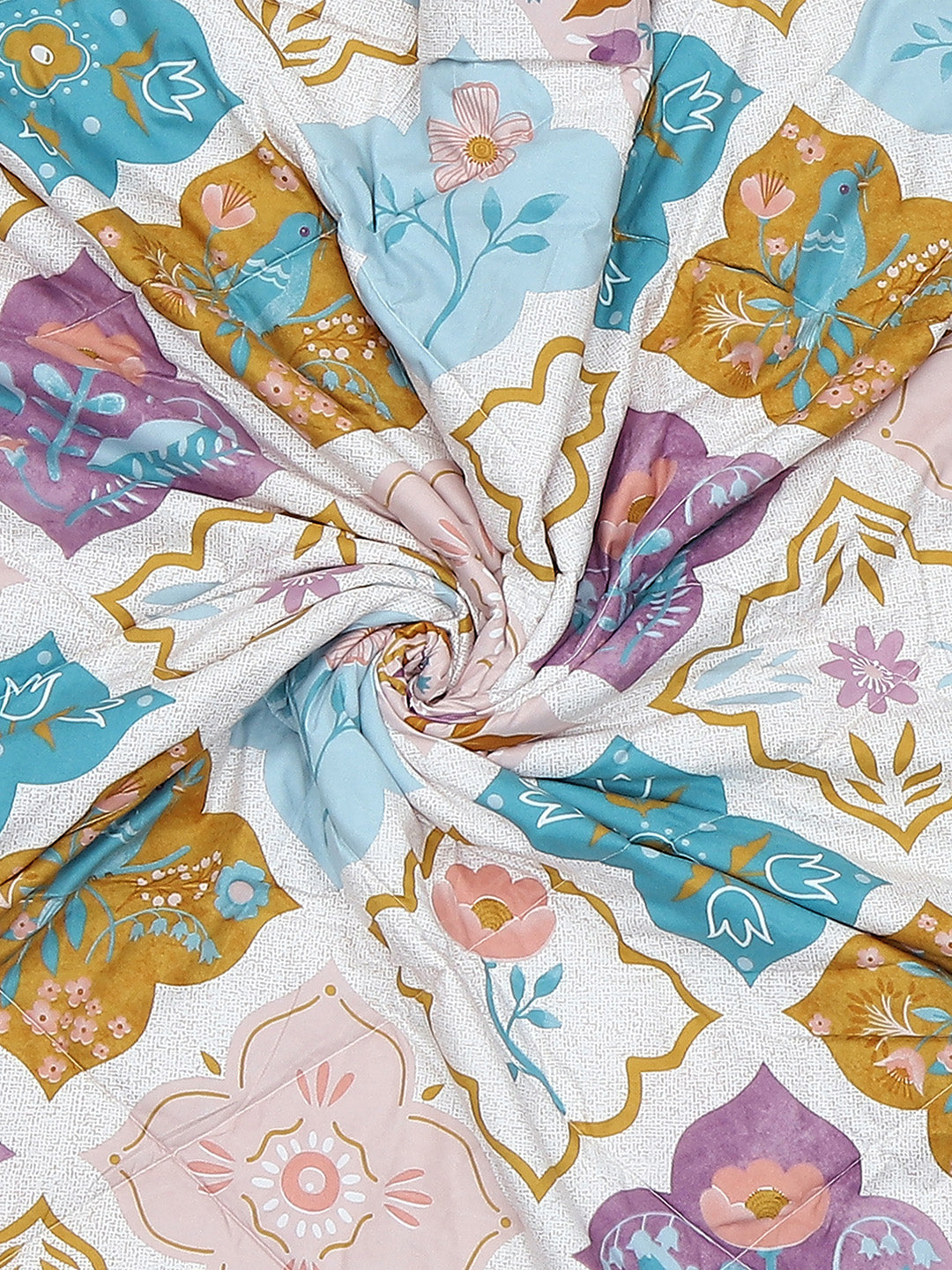 Printed Single Bed 120 GSM Comforter for AC Room - (Marvla)