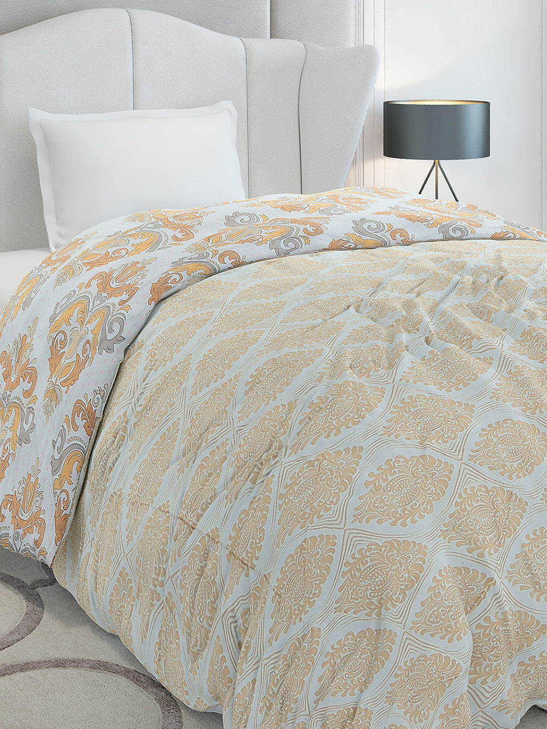 Printed Single Bed 120 GSM Comforter for AC Room - (Marvla)