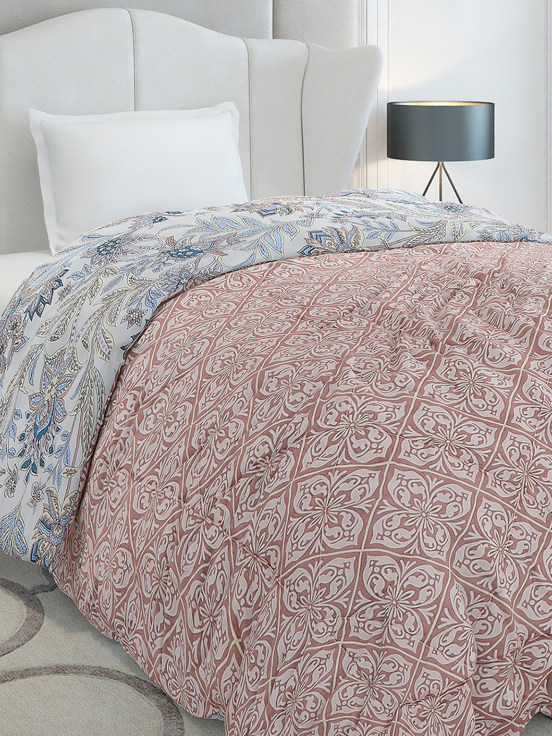 Printed Single Bed 120 GSM Comforter for AC Room - (Marvla)