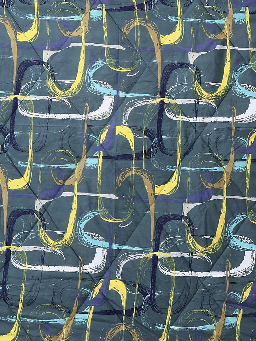 Printed Double Bed 130 GSM 4 Pc Bedding Set (1 Bedsheet, 1 AC Comforter & 2 Pillow Cover)