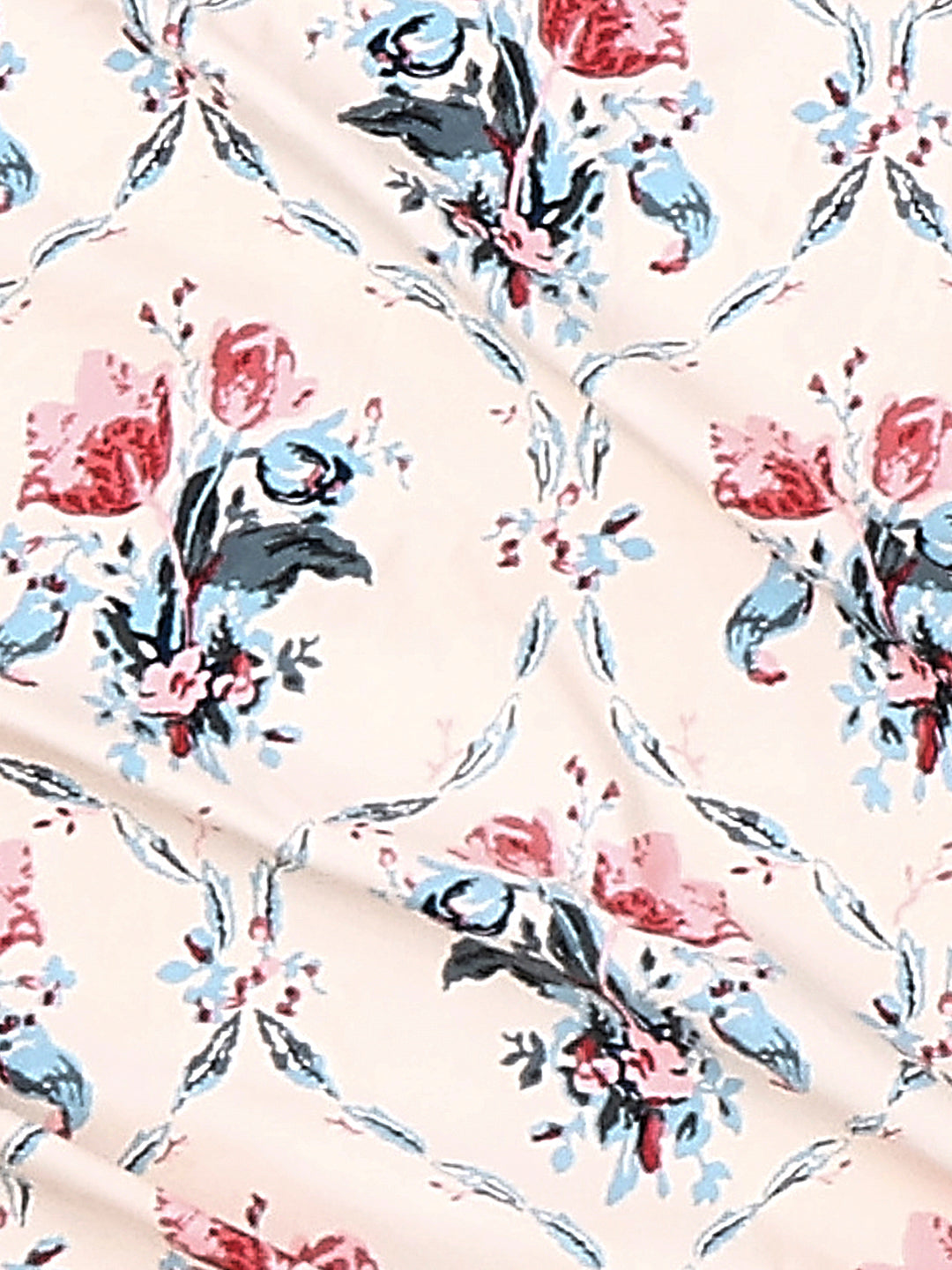 Printed Double Bed 130 GSM 4 Pc Bedding Set (1 Bedsheet, 1 AC Comforter & 2 Pillow Cover)