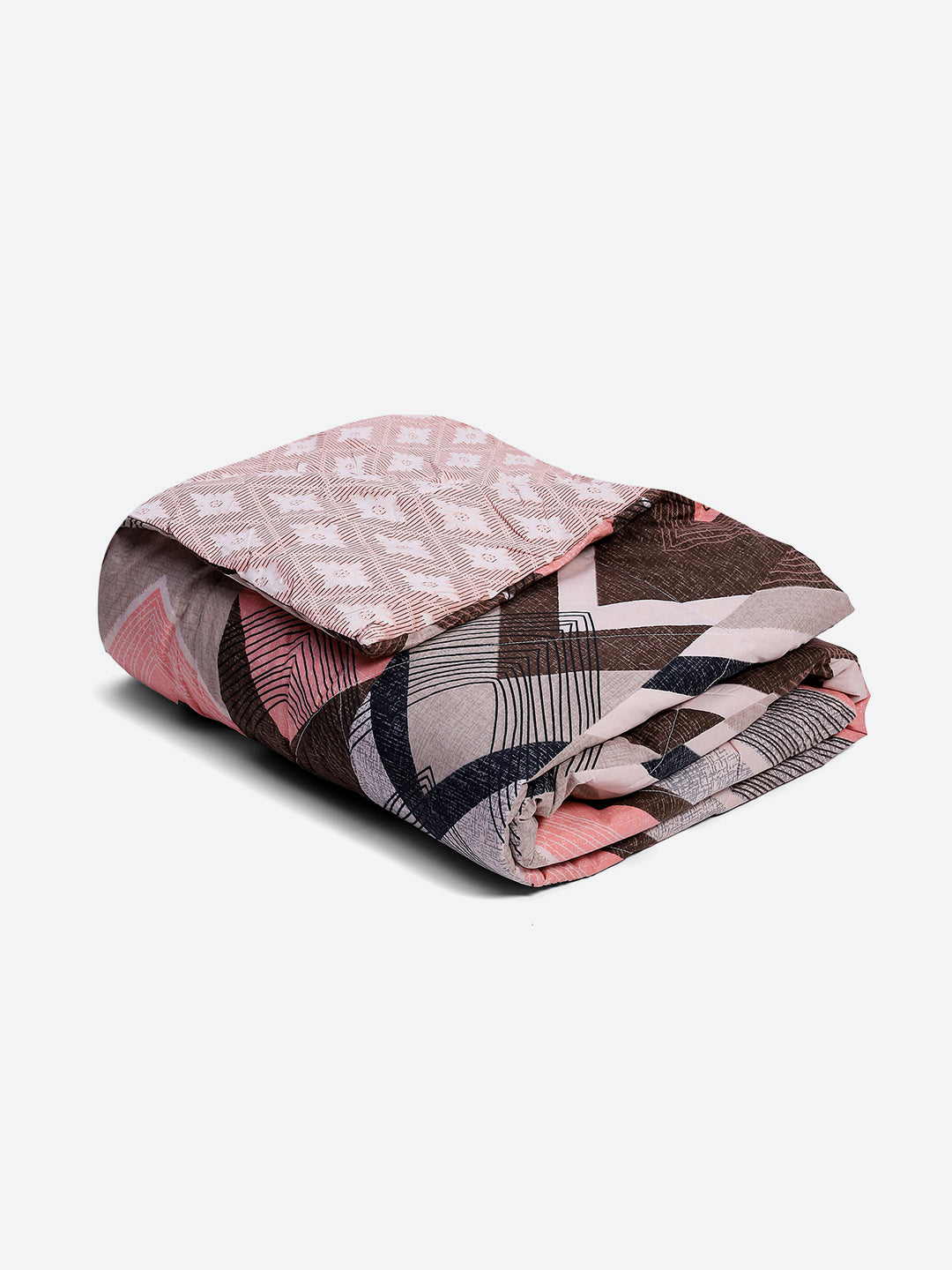 Printed Double Bed 130 GSM 4 Pc Bedding Set (1 Bedsheet, 1 AC Comforter & 2 Pillow Cover)