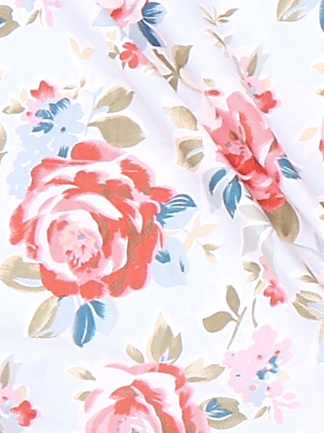 Printed Double Bed 130 GSM 4 Pc Bedding Set (1 Bedsheet, 1 AC Comforter & 2 Pillow Cover)