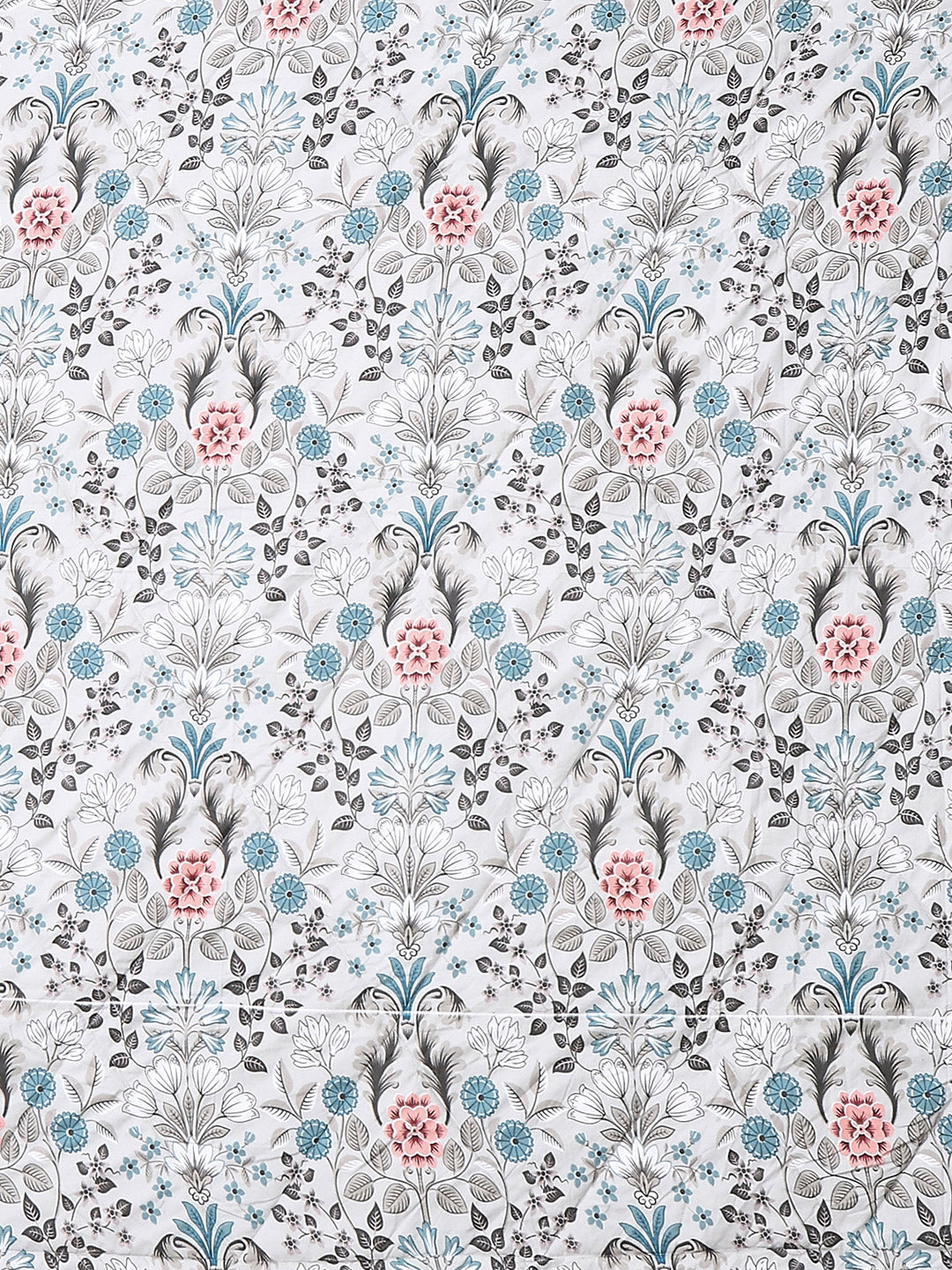 Printed Double Bed 130 GSM 4 Pc Bedding Set (1 Bedsheet, 1 AC Comforter & 2 Pillow Cover)