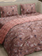 Printed Double Bed 130 GSM 4 Pc Bedding Set (1 Bedsheet, 1 AC Comforter & 2 Pillow Cover)