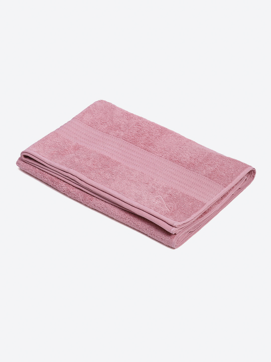 Light Pink Cotton Solid 400 GSM Car Towel (Jazz)