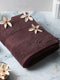 Brown Cotton Solid 400 GSM Car Towel (Jazz)