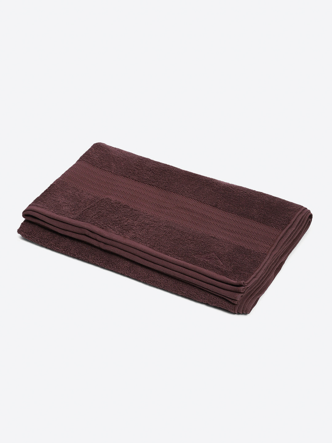Brown Cotton Solid 400 GSM Car Towel (Jazz)