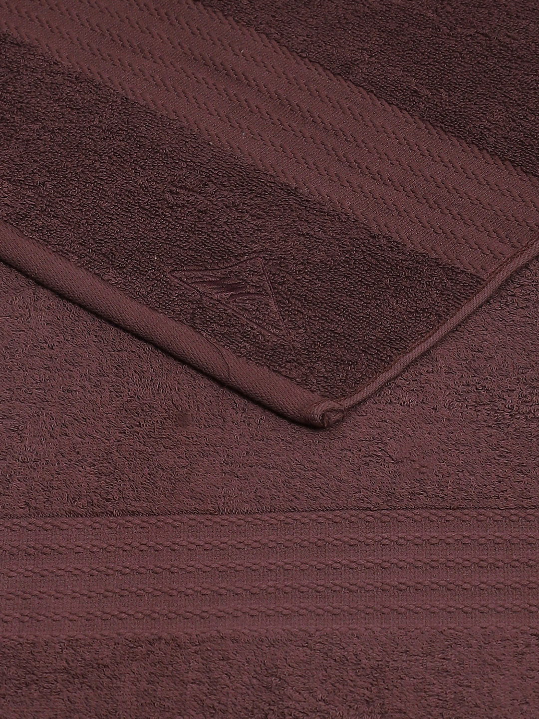 Brown Cotton Solid 400 GSM Car Towel (Jazz)