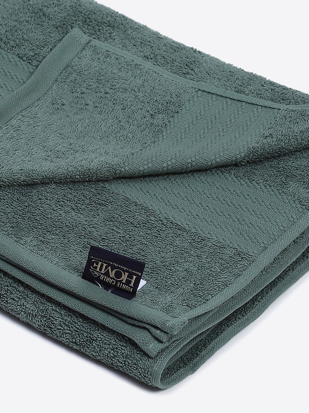 Olive Cotton Solid 400 GSM Car Towel (Jazz)