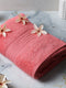 Pink Cotton Solid 400 GSM Car Towel (Jazz)