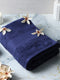 Royal Blue Cotton Solid 400 GSM Car Towel (Jazz)