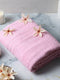 Light Pink Cotton Solid 350 GSM Car Towel (Soho)