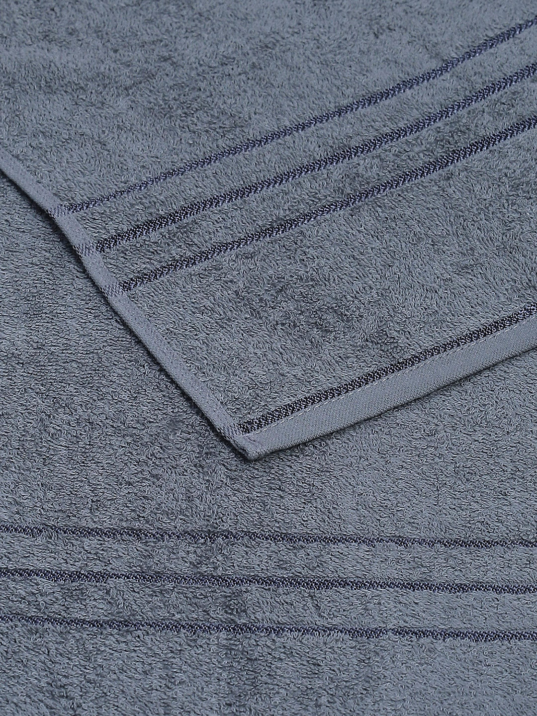 Grey Cotton Solid 350 GSM Car Towel (Soho)