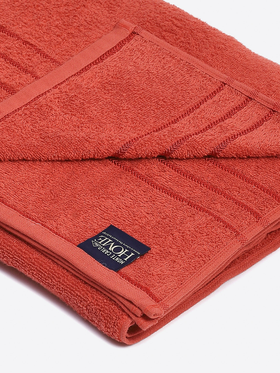 Red Cotton Solid 350 GSM Car Towel (Soho)