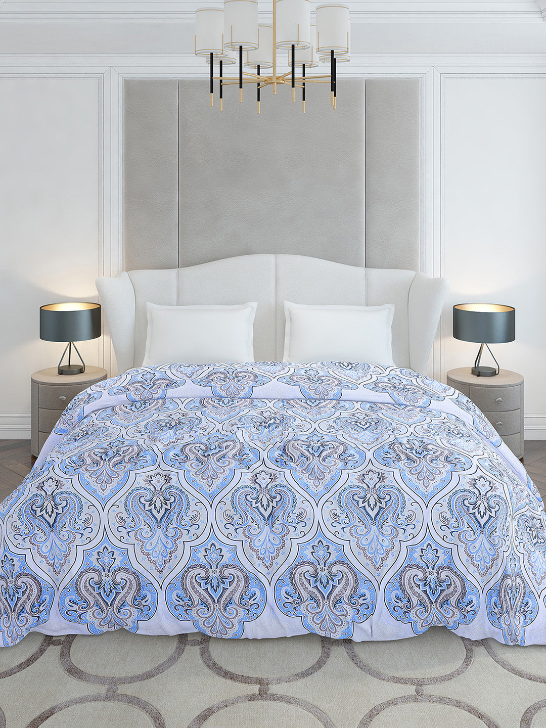 Printed Double Bed 210 GSM Duvet Cover - (Ecoease)