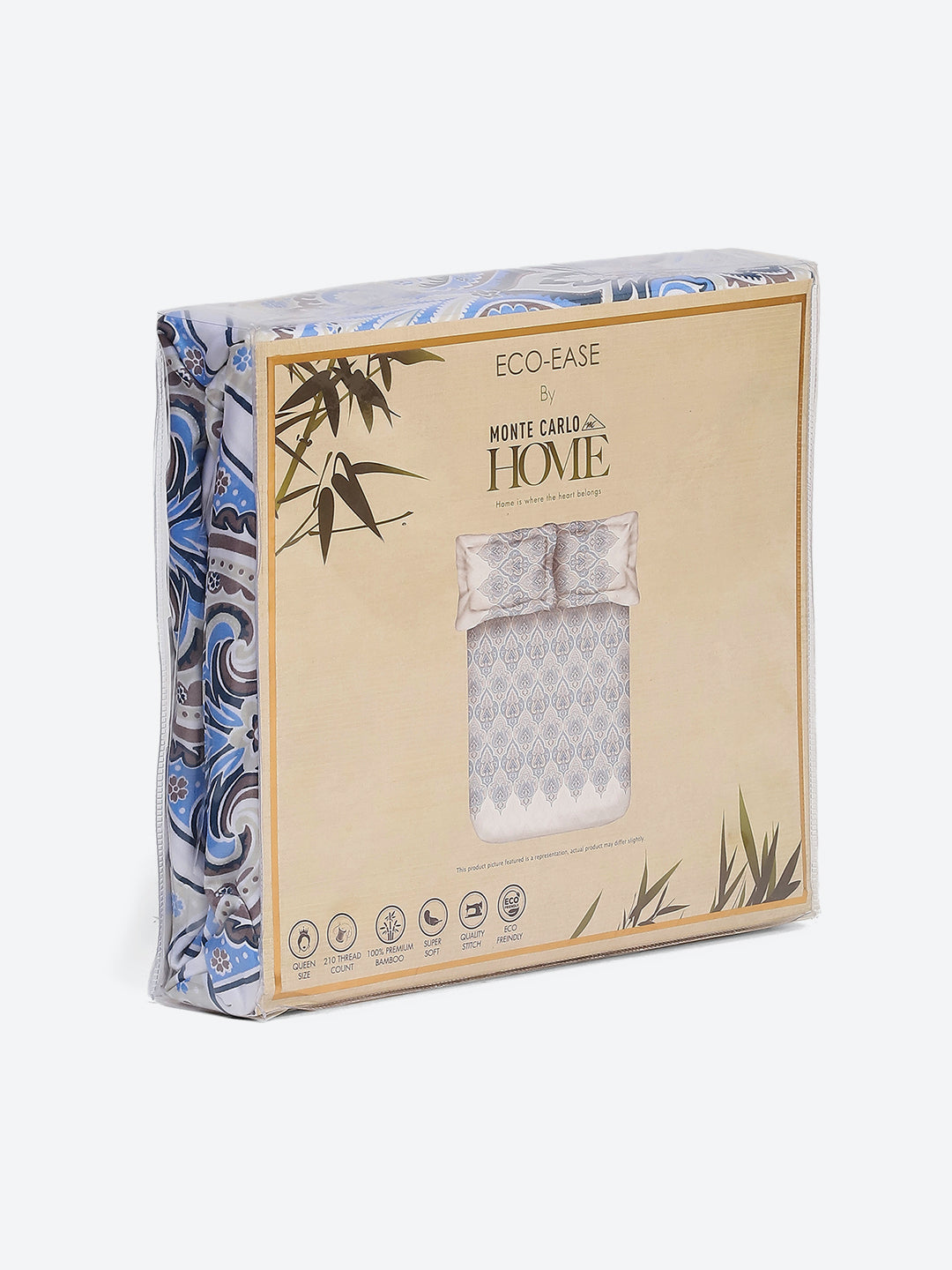 Printed Double Bed 210 GSM Duvet Cover - (Ecoease)