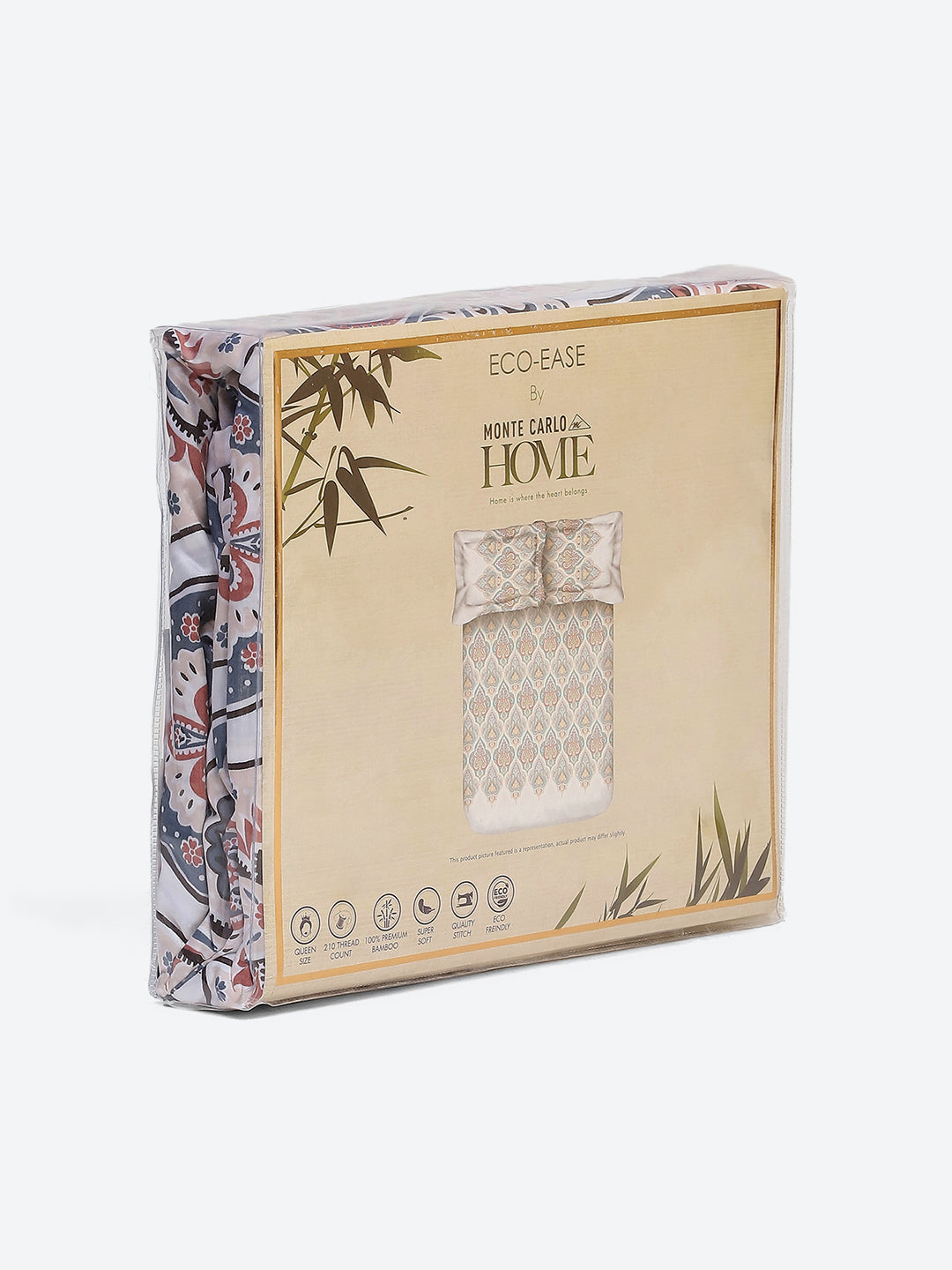 Printed Double Bed 210 GSM Duvet Cover - (Ecoease)