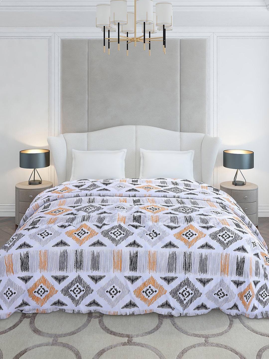 Printed Double Bed 210 GSM Duvet Cover - (Ecoease)