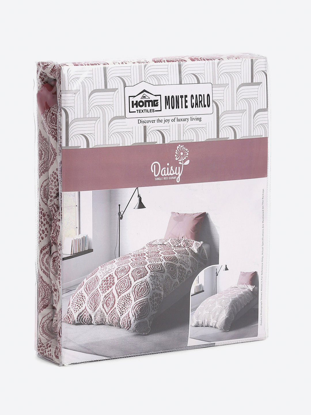 Floral Print Single Bed 150 GSM Dohar for Mild Winter - (Daisy)