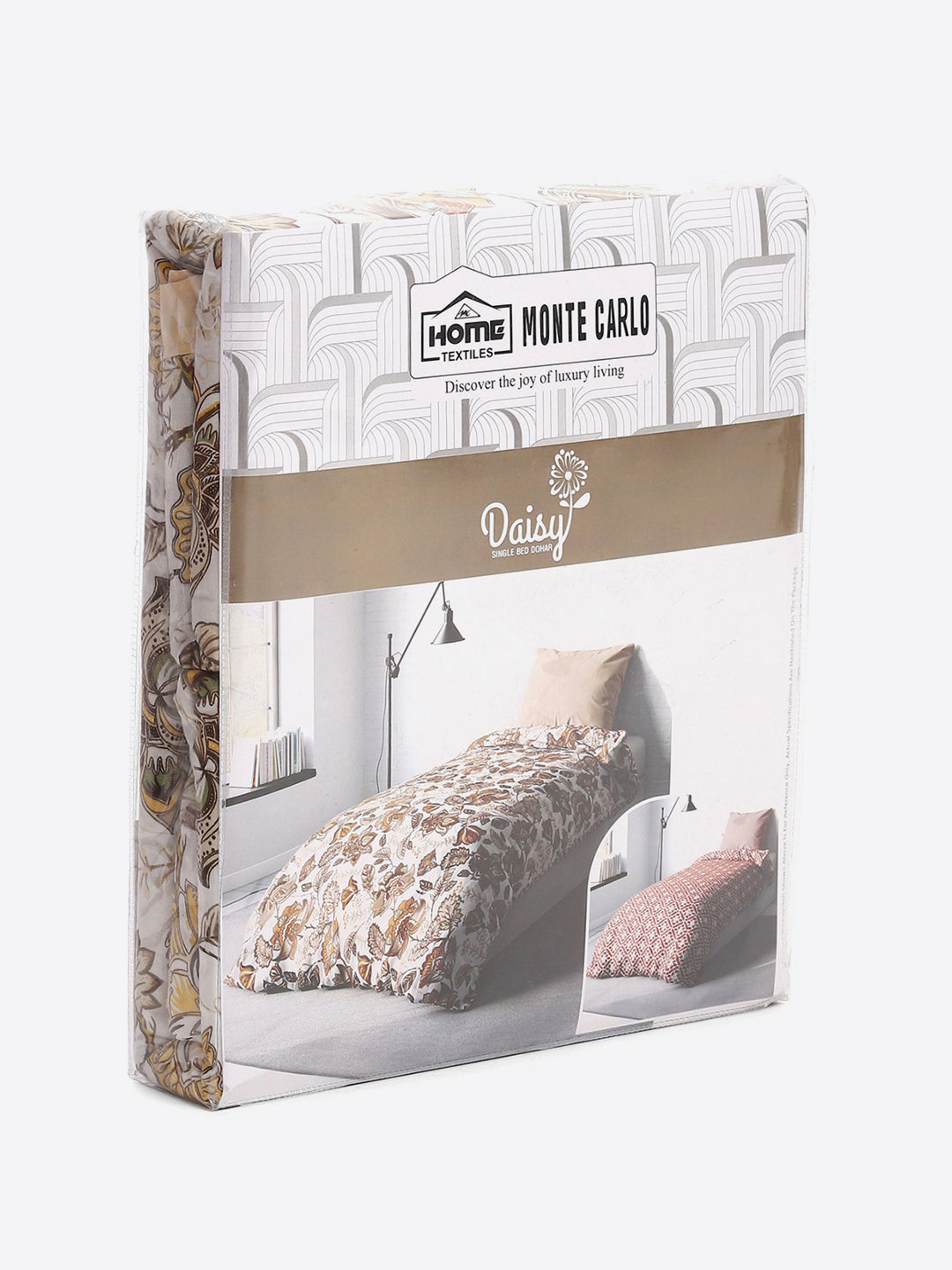 Floral Print Single Bed 150 GSM Dohar for Mild Winter - (Daisy)