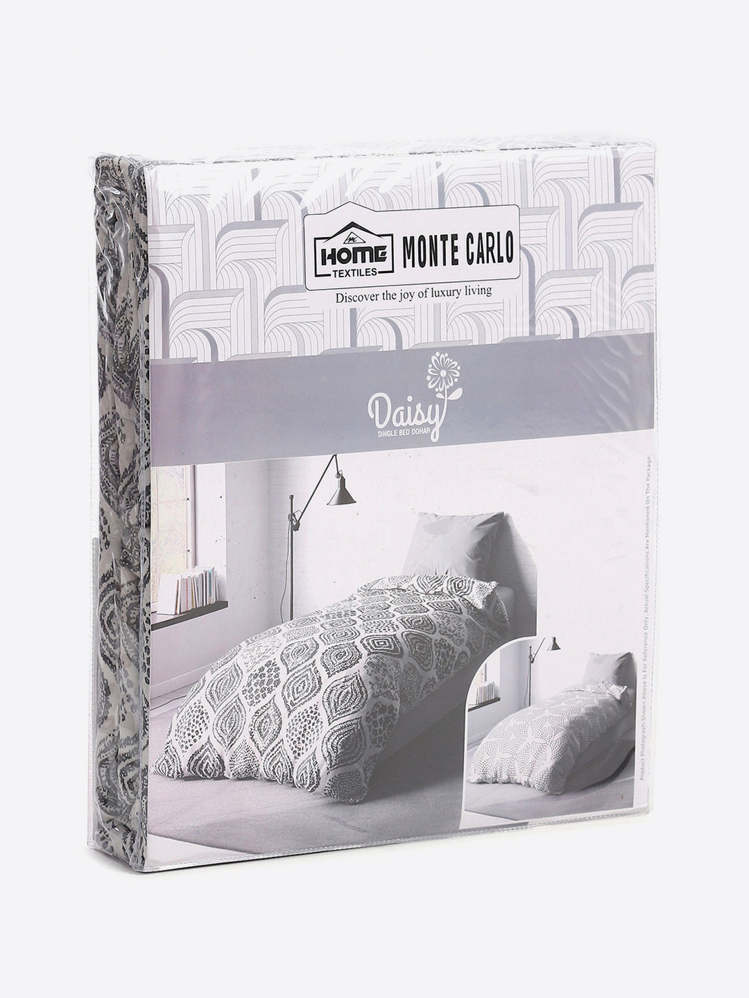 Floral Print Single Bed 150 GSM Dohar for Mild Winter - (Daisy)