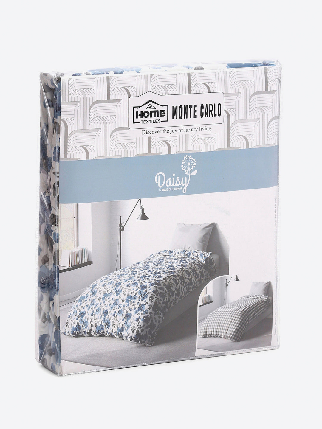 Floral Print Single Bed 150 GSM Dohar for Mild Winter - (Daisy)