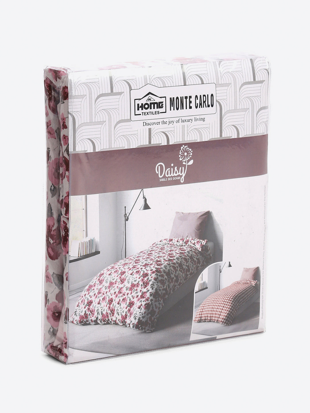 Floral Print Single Bed 150 GSM Dohar for Mild Winter - (Daisy)