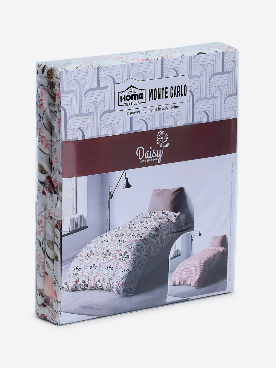 Printed Single Bed 1 Ply Dohar for Mild Winter - (Daisy)