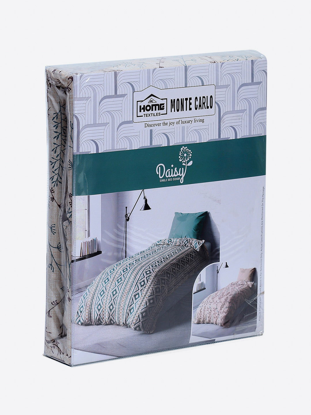 Printed Single Bed 1 Ply Dohar for Mild Winter - (Daisy)