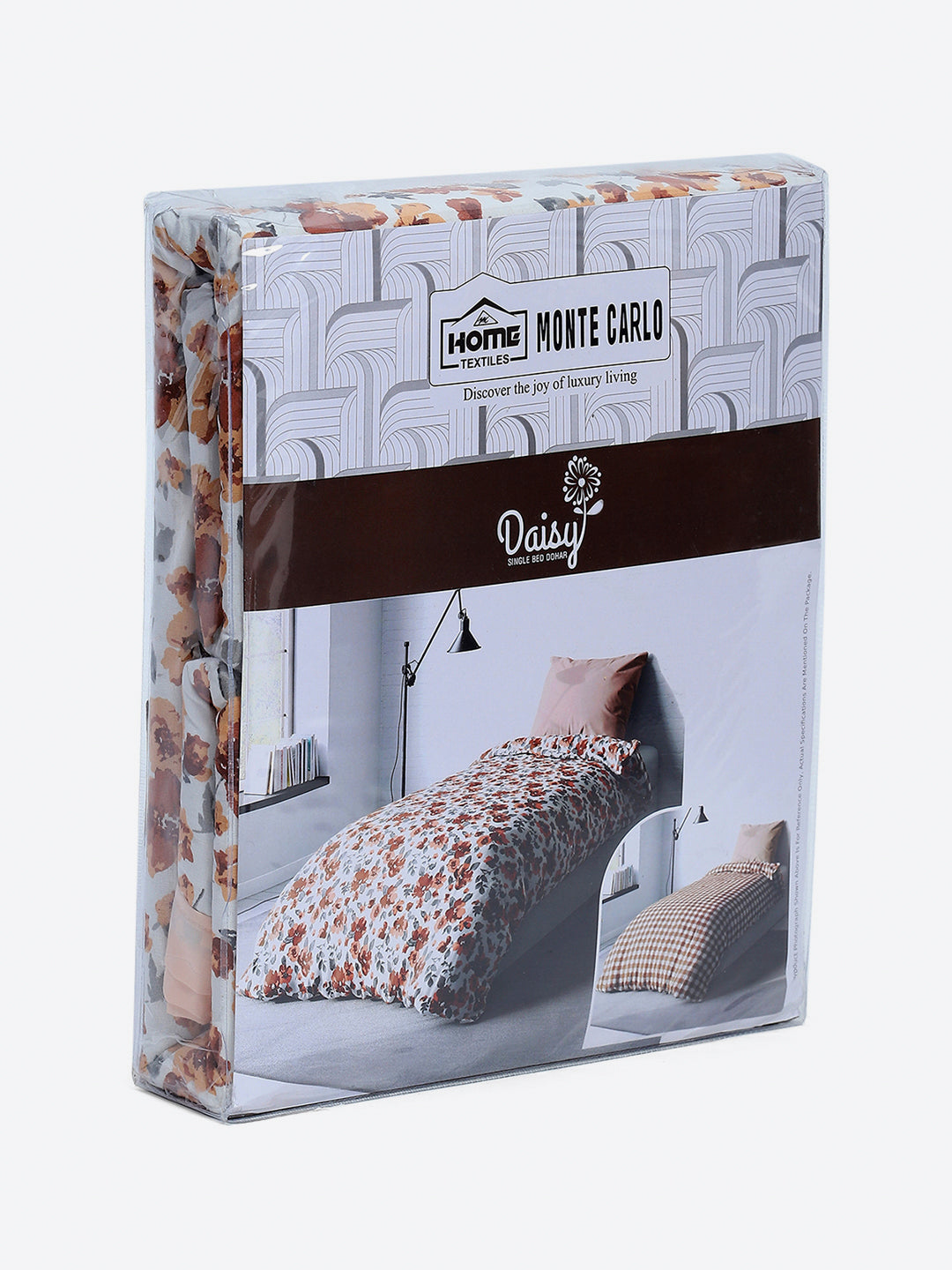 Printed Single Bed 1 Ply Dohar for Mild Winter - (Daisy)