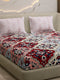 144 TC Cotton Double Bed 1 Fitted Bedsheet with 2 Pillow Cover (Solstice)