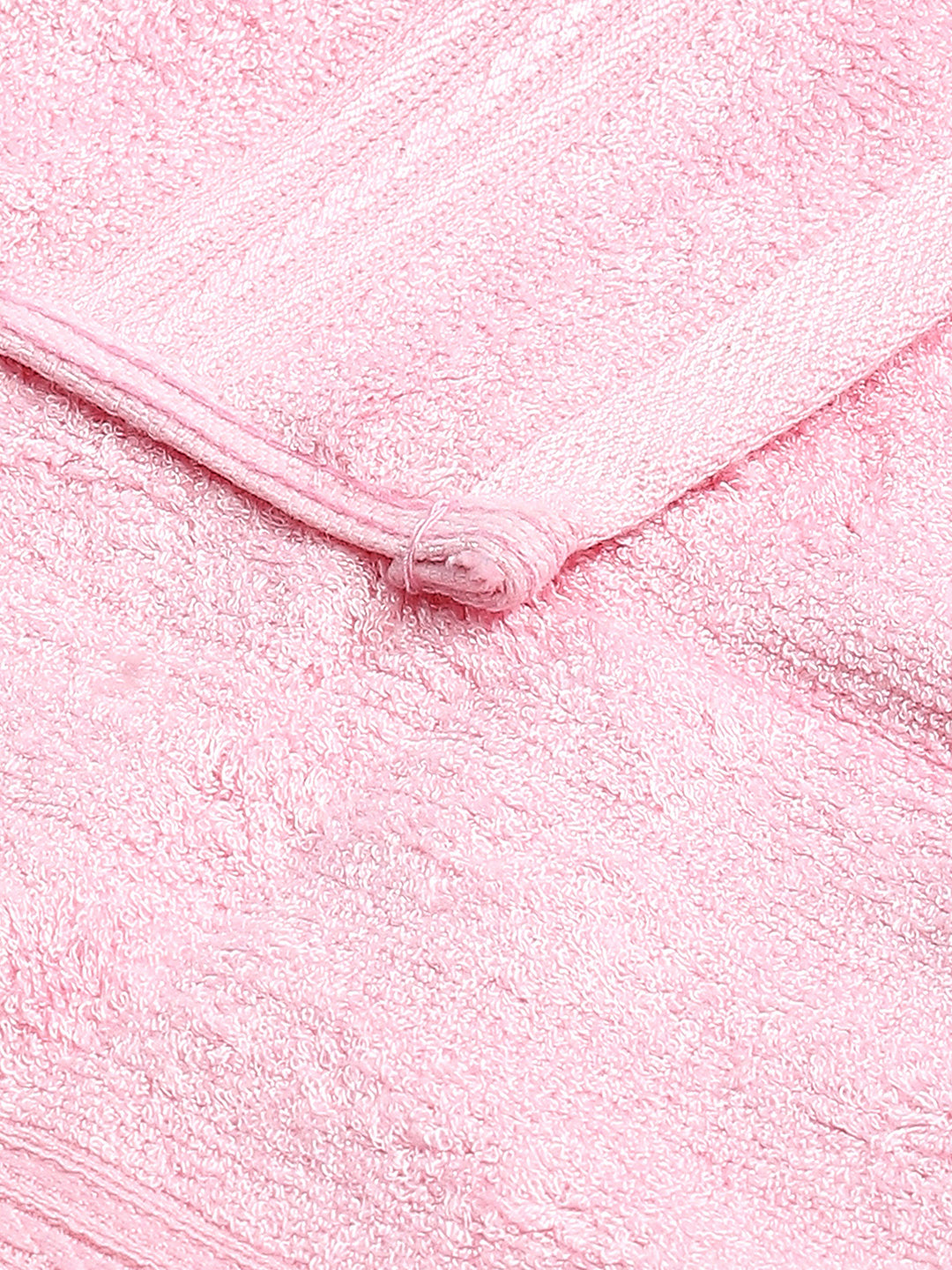Light Pink Cotton Solid 600 GSM Face Towel (Pack of 4)