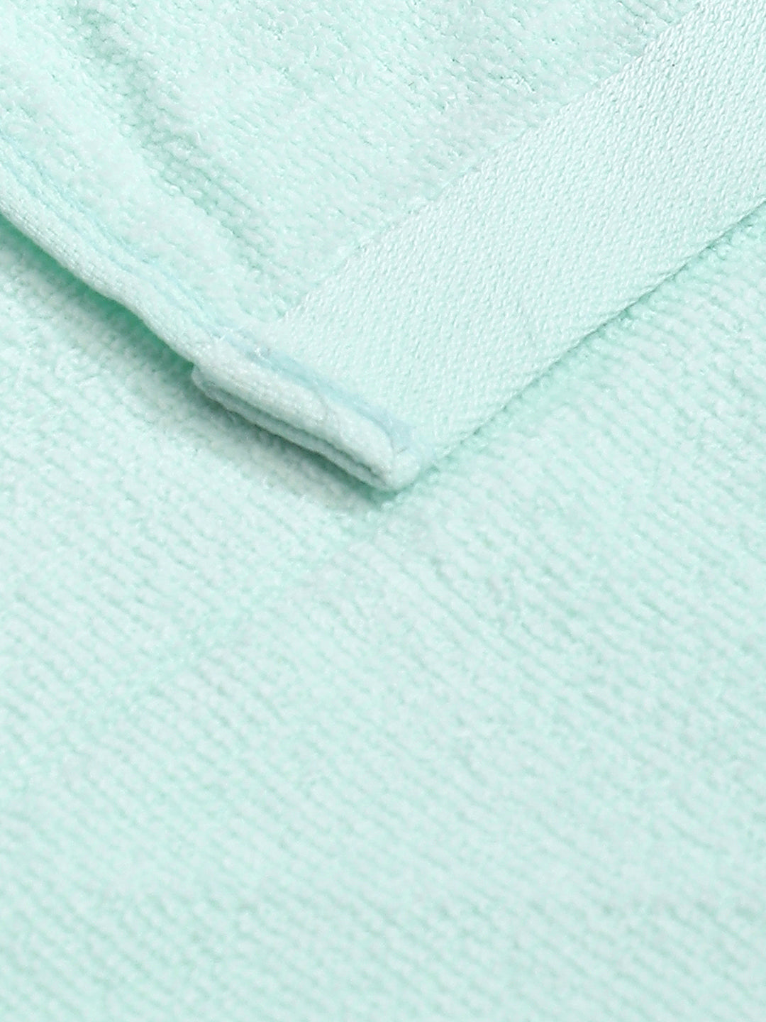 Sea Green Cotton Solid 600 GSM Face Towel (Pack of 4)